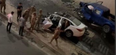 مصرع 5 اشخاص وإصابة آخر في حادث سير مروع بالعاصمة اربيل