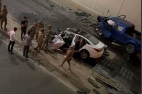 مصرع 5 اشخاص وإصابة آخر في حادث سير مروع بالعاصمة اربيل