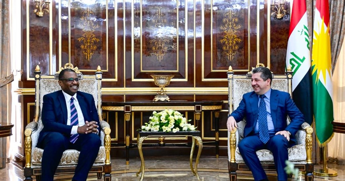 PM Masrour Barzani meets UNODC Iraq chief