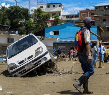 زیادبوونی ژمارەی قوربانیانی لافاو و زەوی لەرزین لە ڤەنزوێلا