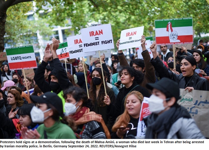 Iran airs video from Evin prison hours after fire, tells Biden to stop interfering