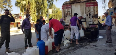 Hêzên ser bi Tirkiyê ve 2 meh in av li ser bajarê Hesekê qut kiriye