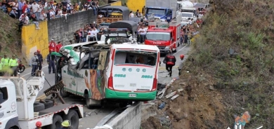 بەهۆی وەرگەڕانی پاسێک ٢٠ کەس بوونەقوربانی