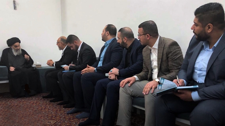 أحدث ظهور للسيستاني منذ لقائه 