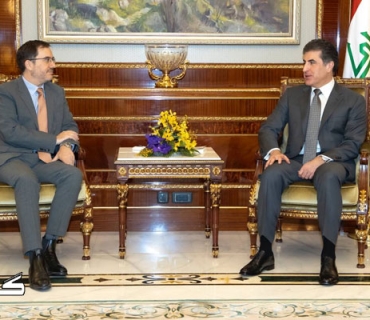 سه‌رۆكی هه‌رێمی كوردستان له‌گه‌ڵ باڵيۆزى به‌ريتانيا كۆبووه‌وه‌