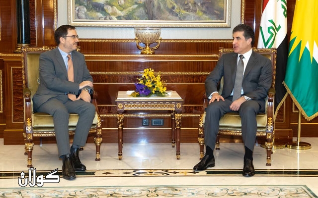 سه‌رۆكی هه‌رێمی كوردستان له‌گه‌ڵ باڵيۆزى به‌ريتانيا كۆبووه‌وه‌