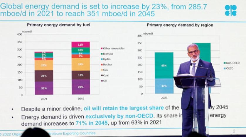 «أوبك»: خفض الإنتاج لمنع أزمة لاحقة