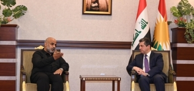 مسرور بارزاني يستقبل عائلة الشهيد العقيد هوكار جاف