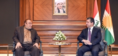 Serokwezîr Mesrûr Barzanî pêşwazî li şanda Îranê kir