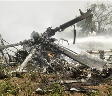 کەوتنەخوارەوەی هەلیکۆپتەرێکی سەربازی لە هیندستان پێنج کوژراوی لێ كەوتەوە