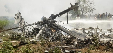 کەوتنەخوارەوەی هەلیکۆپتەرێکی سەربازی لە هیندستان پێنج کوژراوی لێ كەوتەوە