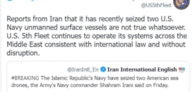 Amerîka: Îran viran dike tişteke wisa tuneye