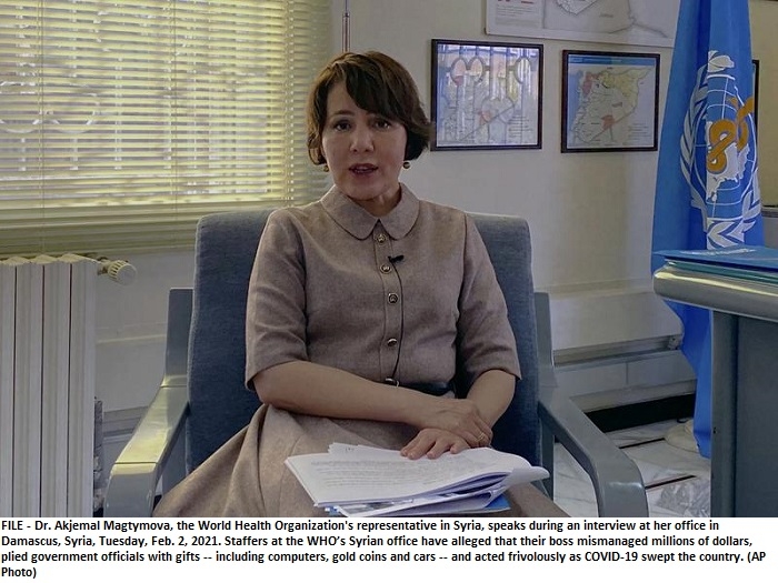 WHO head in Middle East ‘disturbed’ by abuse reported by AP