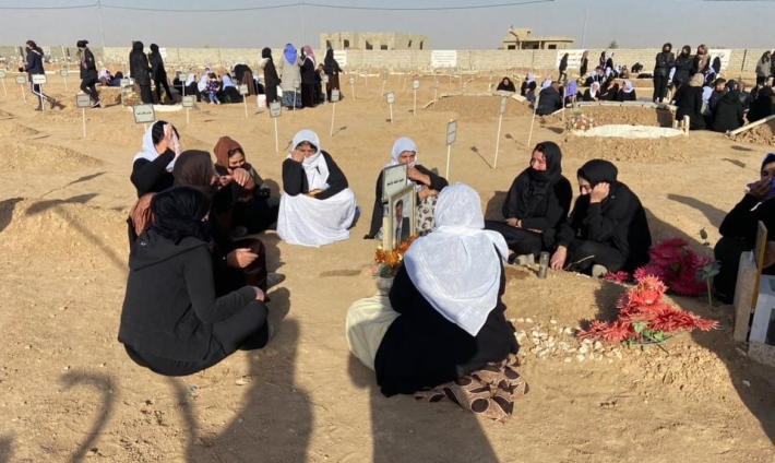 تسليم 16 رفات لمفقودين ايزيديين من ضحايا المقابر الجماعية الى صحة نينوى