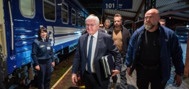 الرئيس الألماني يصل إلى كييف في زيارة مفاجئة