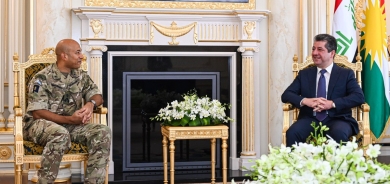 PM Masrour Barzani meets with Deputy Commander of Coalition Forces, Brigadier General Karl Harris