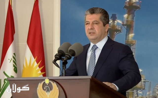 مه‌سرور بارزانی، له‌ رێوڕه‌سمێكدا پاڵاوگه‌ی لاناز له‌ هه‌ولێر ده‌كاته‌وه‌