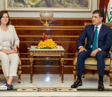 سه‌رۆك نێچيرڤان بارزانى له‌گه‌ڵ شاندێكى په‌رله‌مانى ئه‌ڵمانيا كۆبووه‌وه‌