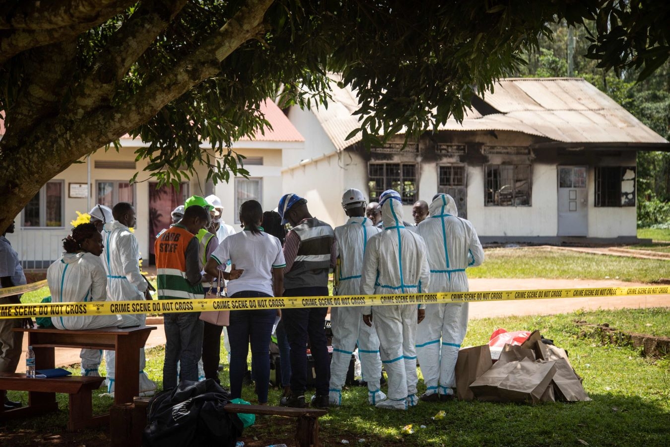 بەهۆی ئاگر کەوتەوە لە قوتابخانەیەكی نابینایان ١١ منداڵ گیانیان لە دەستدا