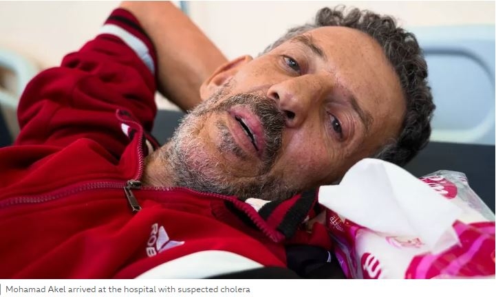 Lebanon cholera: 'We're afraid of everything now'