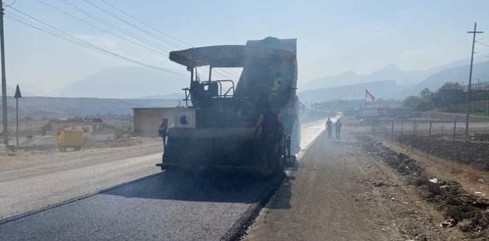 بكلفة 100 مليون دينار .. تعبيد طريق سوران – ميرگەسور