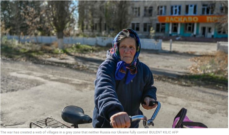 War and peace collide in Ukraine's recaptured ruins
