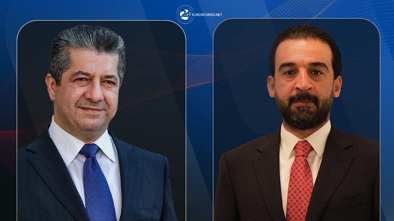 Serokê Parlamentoya Iraqê pîrozbahiyê li Mesrûr Barzanî dike