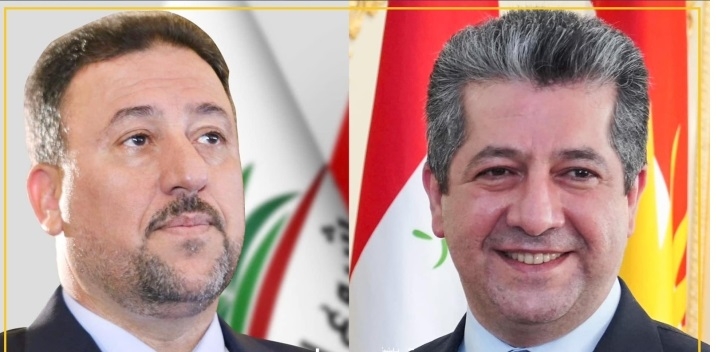 مسرور بارزاني يتلقى رسالة تهنئة من الخنجر