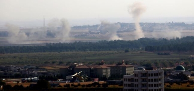 Tirkiye û grûpên çekdaran 15 gundên Til Temir topbaran kirin