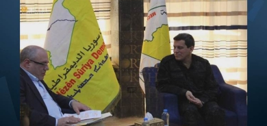 Mezlûm Kobanî û şandeke Amerîkî civiyan