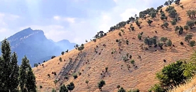 طائرات تركية تشن غارتين على جبل متين في قضاء العمادية