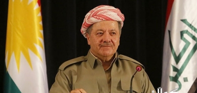 سەرۆک بارزانی بەبۆنەی کۆچی دوایی شێخ حەمیدی دەهام ئەلجەربا سەرەخۆشی لە عەشیرەتی شەممەڕ لە سوریا دەکات