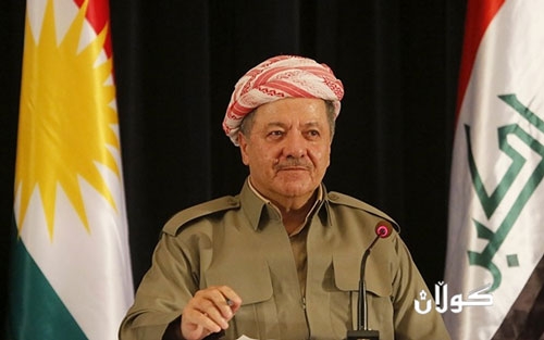 سەرۆک بارزانی بەبۆنەی کۆچی دوایی شێخ حەمیدی دەهام ئەلجەربا سەرەخۆشی لە عەشیرەتی شەممەڕ لە سوریا دەکات