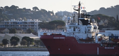 Migrant rescue ship Ocean Viking docks in French port of Toulon after Italian refusal