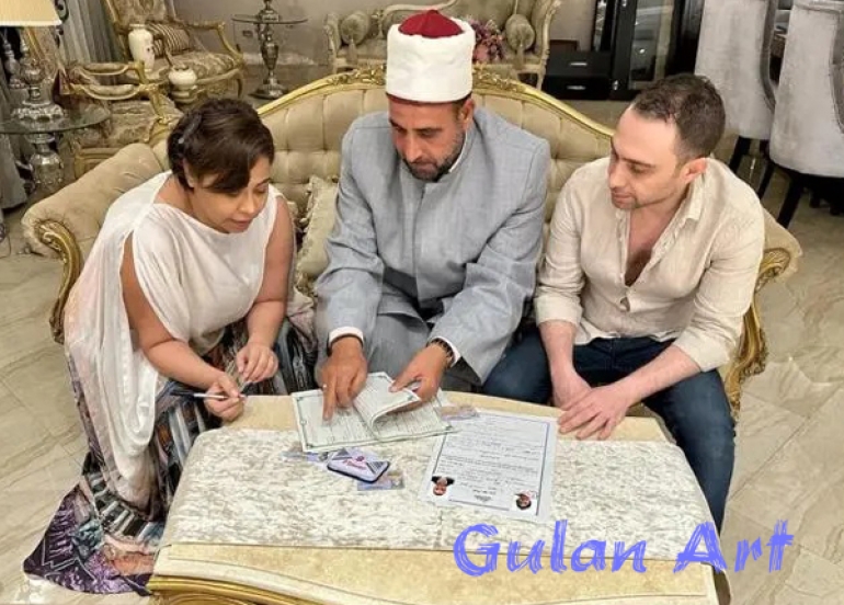 بە وێنە..شیرین و حوسام حەبیب هاوسەرگیرییان كردەوە