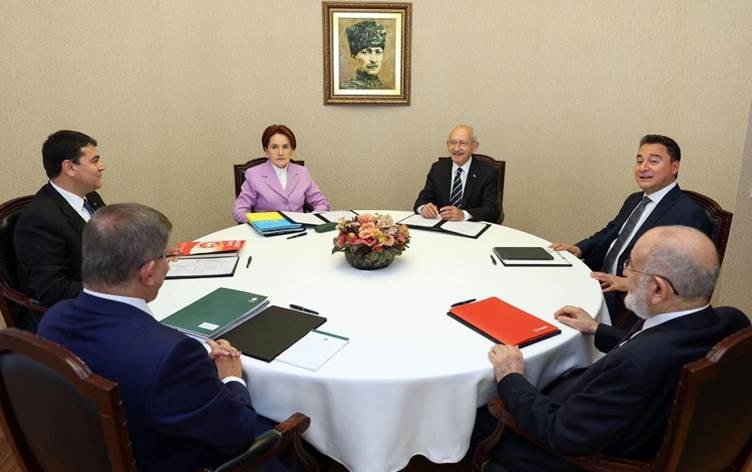 6 partiyên opozîsyona Tirkiyê heştemîn car dicivin