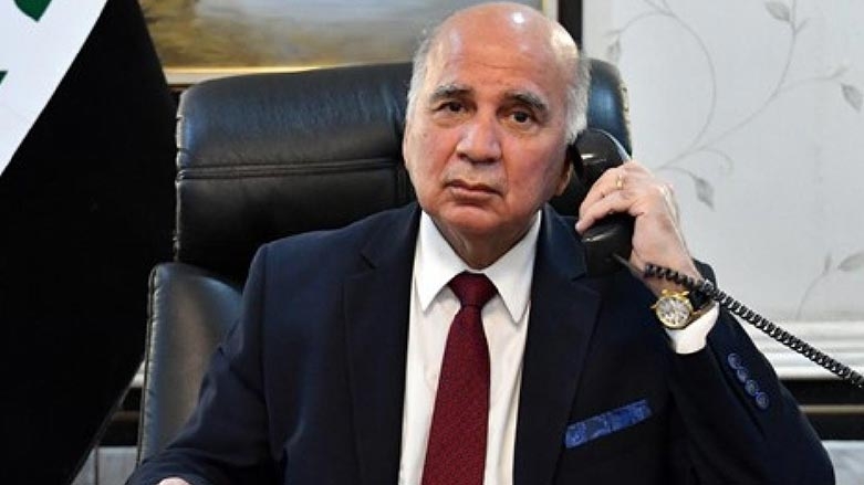 فؤاد حسين يبلّغ نظيره الإيراني أن قصف بلاده لإقليم كوردستان 