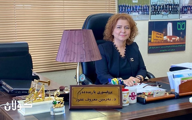 دكتۆر نەرمین مەعرووف  ئەندامی ئەنجومەنی نوێنەرانی عێراق و شارەزا لە بواری ئابووری بۆ گوڵان:     ڕەهەندە ئابوورییەكان كارنامەكەی حكومەتی سوودانی لە بەرژەوەندیی عێراق و كوردستاندایە