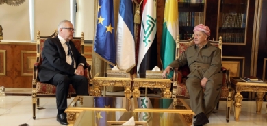 سەرۆك بارزانی پێشوازی لە باڵیۆزی فینلەندا لە عێراق دەكات