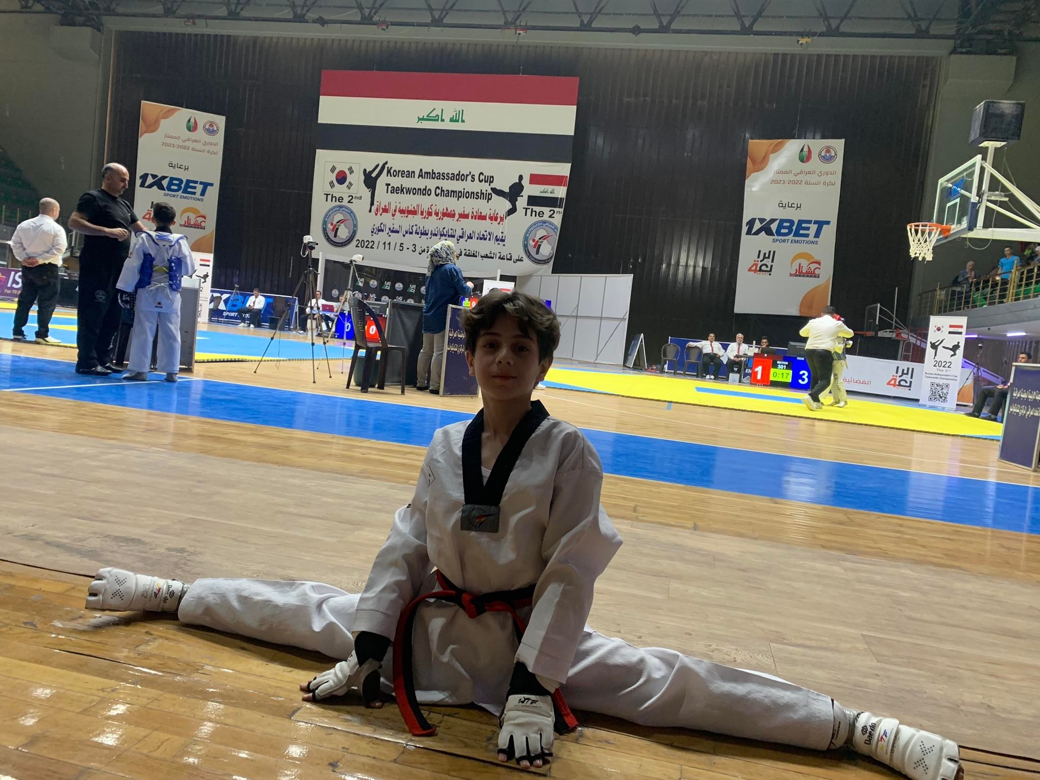 یاریزانێكى كورد له‌ یارى تایكواندۆ ده‌بێته‌ باشترینى عێراق