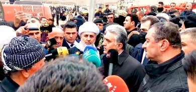 ريبر أحمد: رئيس الحكومة وجه بتقديم كل ما يلزم لمعالجة المصابين بانفجار السليمانية