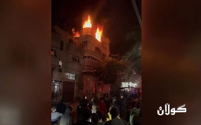 بەهۆی ئاگرکەوتنەوە ٢١ کەس گیانیان لەدەستدا