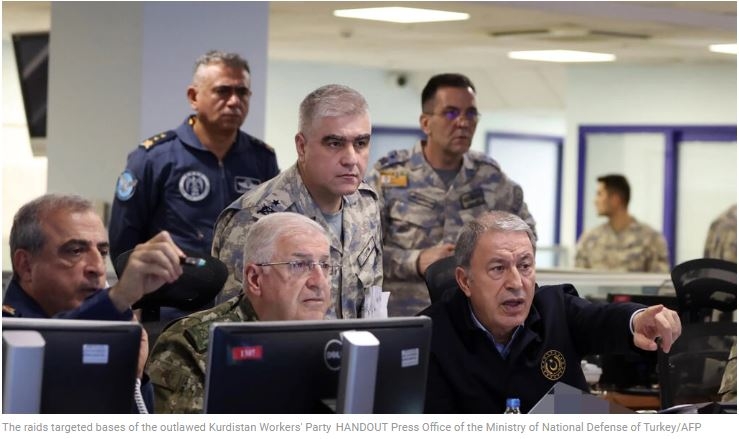 Turkey launches air raids against Kurdish militants in Syria, Iraq