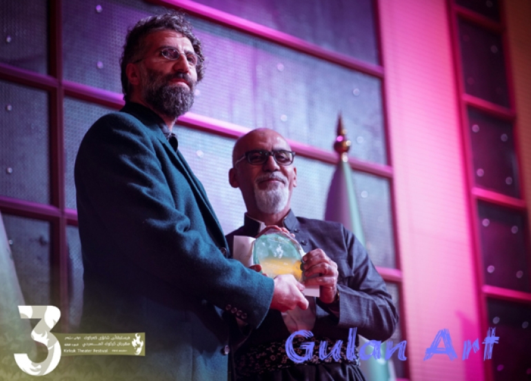 لە سێیەمین فیستیڤاڵی شانۆی كەركووكدا..ڕۆژهەڵات و باكووری كوردستان خەڵاتیان چنییەوە