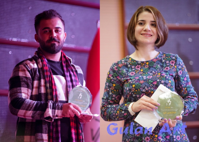 لە سێیەمین فیستیڤاڵی شانۆی كەركووكدا..ڕۆژهەڵات و باكووری كوردستان خەڵاتیان چنییەوە