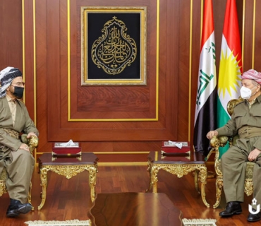 سەرۆک بارزانی پێشوازی لە ئەمینداری گشتی یەکێتیی جیهانی زانایانی موسڵمان و شاندێکی هاوبەشی زانکۆی گەشەپێدانی مرۆیی و رێکخراوی رابیتەی مرۆیی لە کوردستان دەكات