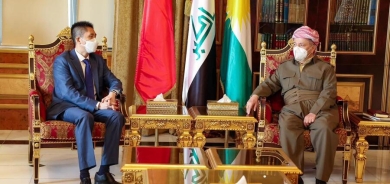 Serok Barzanî li gel balyozê Çînê civiya