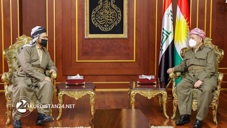 Serok Barzanî û Elî Qeredaxî zimanê gef û înkarê red dikin