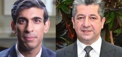 مسرور بارزاني يتلقى رسالة من سوناك: المملكة المتحدة ملتزمة بأمن واستقرار إقليم كوردستان