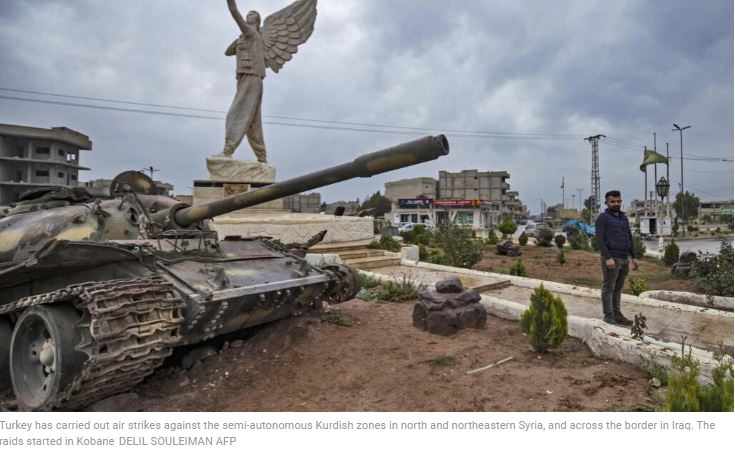Turkish threats leave Syria Kurds in fear for symbolic city